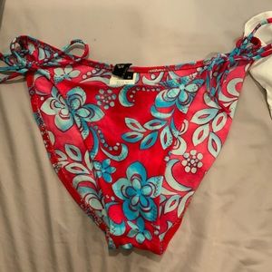 Vintage floral Raisins bikini bottoms size medium